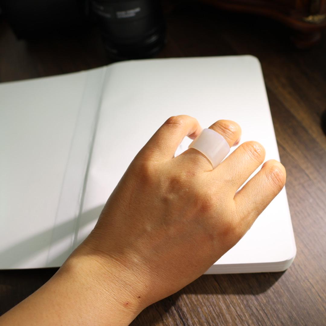 Mutton Fat White Nephrite jade ring size 6