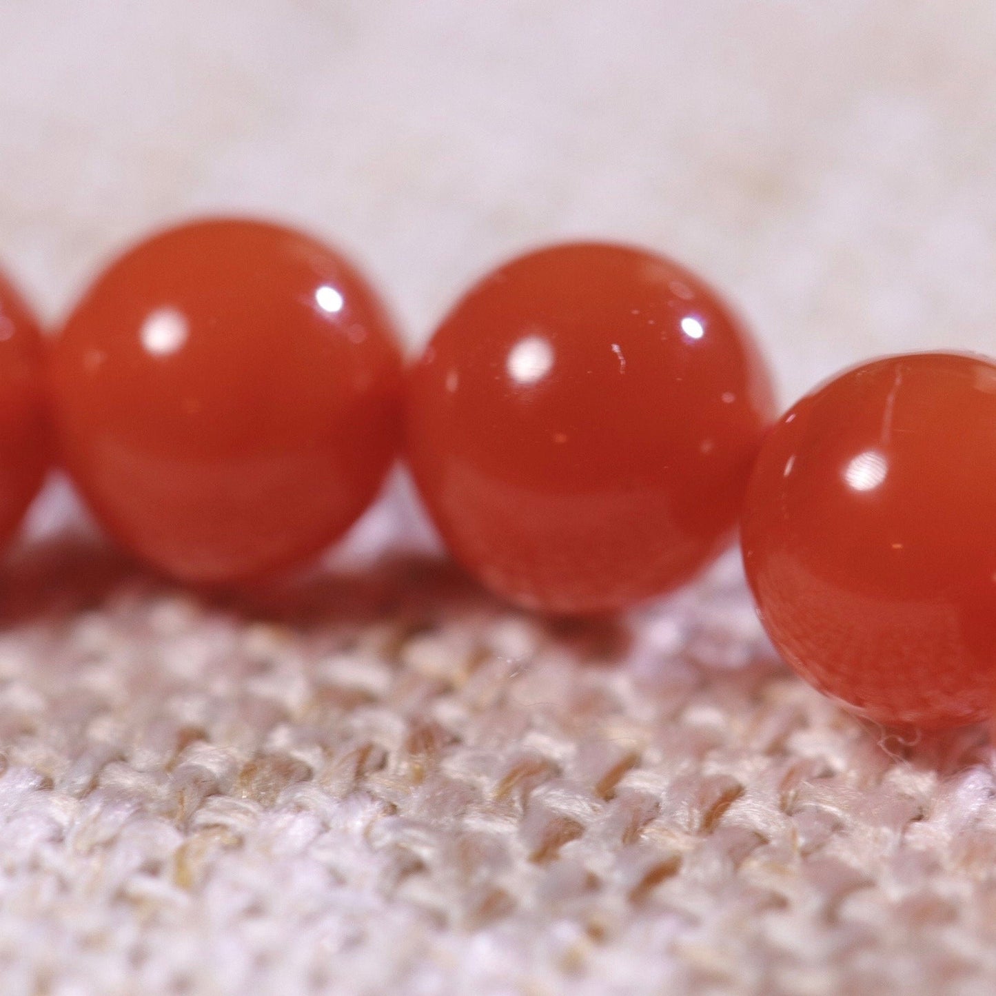 Sichuan Nanhong agate cherry red 6 mm bracelet
