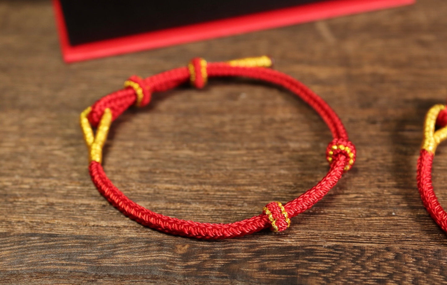 Handmade Red cord bracelet  allergen free