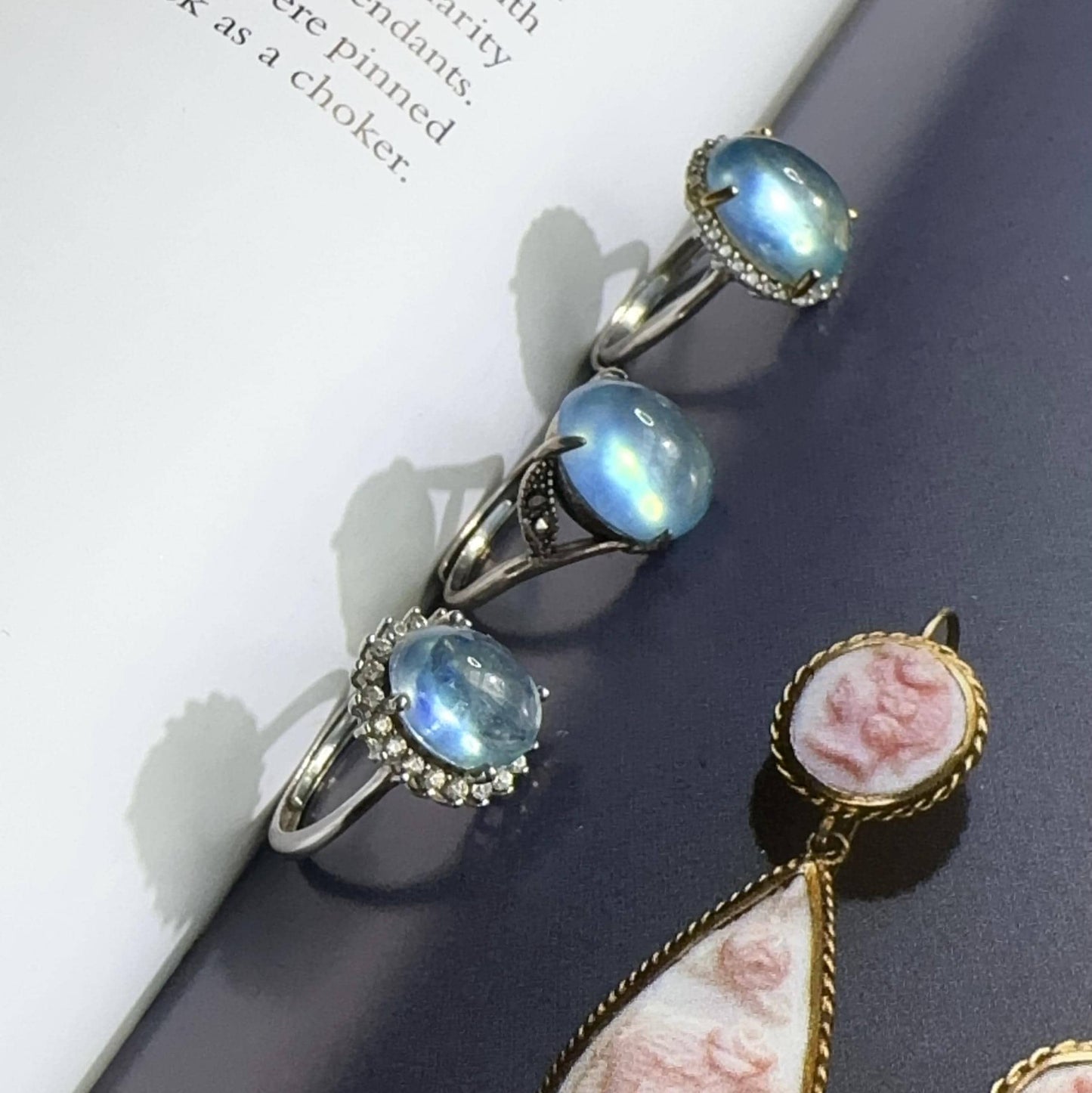 Santa Maria aquamarine adjustable 925 silver ring