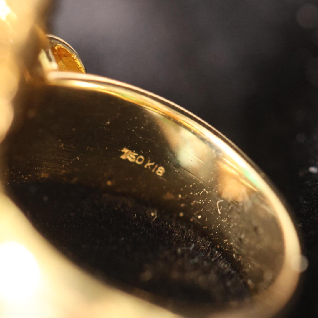 Vintage 3.44ct emerald ring 18k gold ring size 6.5