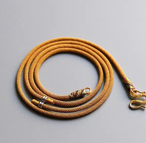 handmade adjustable cord necklace 3 mm allergen free with w hook