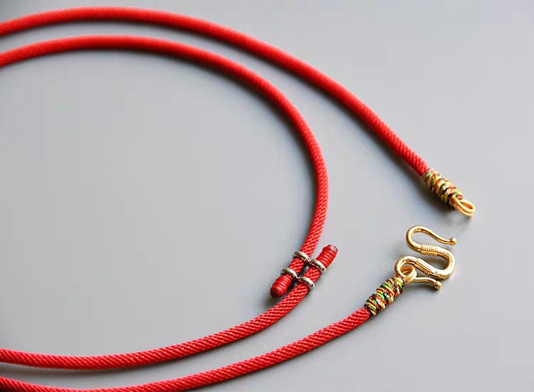handmade adjustable cord necklace 3 mm allergen free with w hook