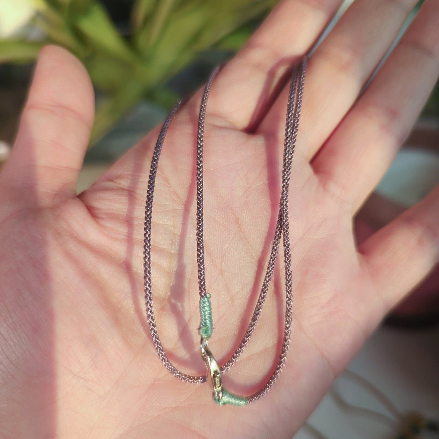 handmade cord necklace 1.4mm allergen free with spring clasp