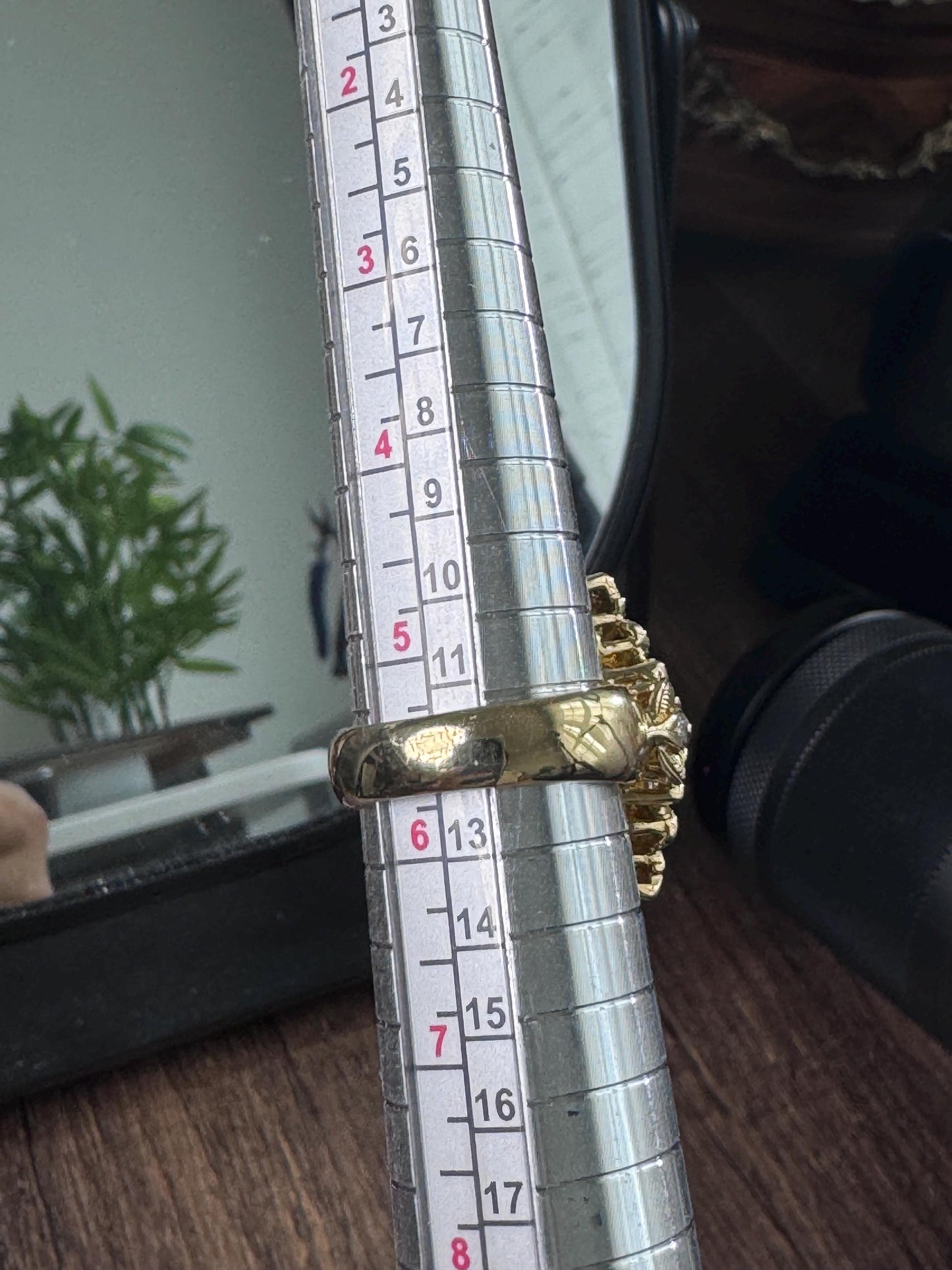 Vintage 3.44ct emerald ring 18k gold ring size 6.5