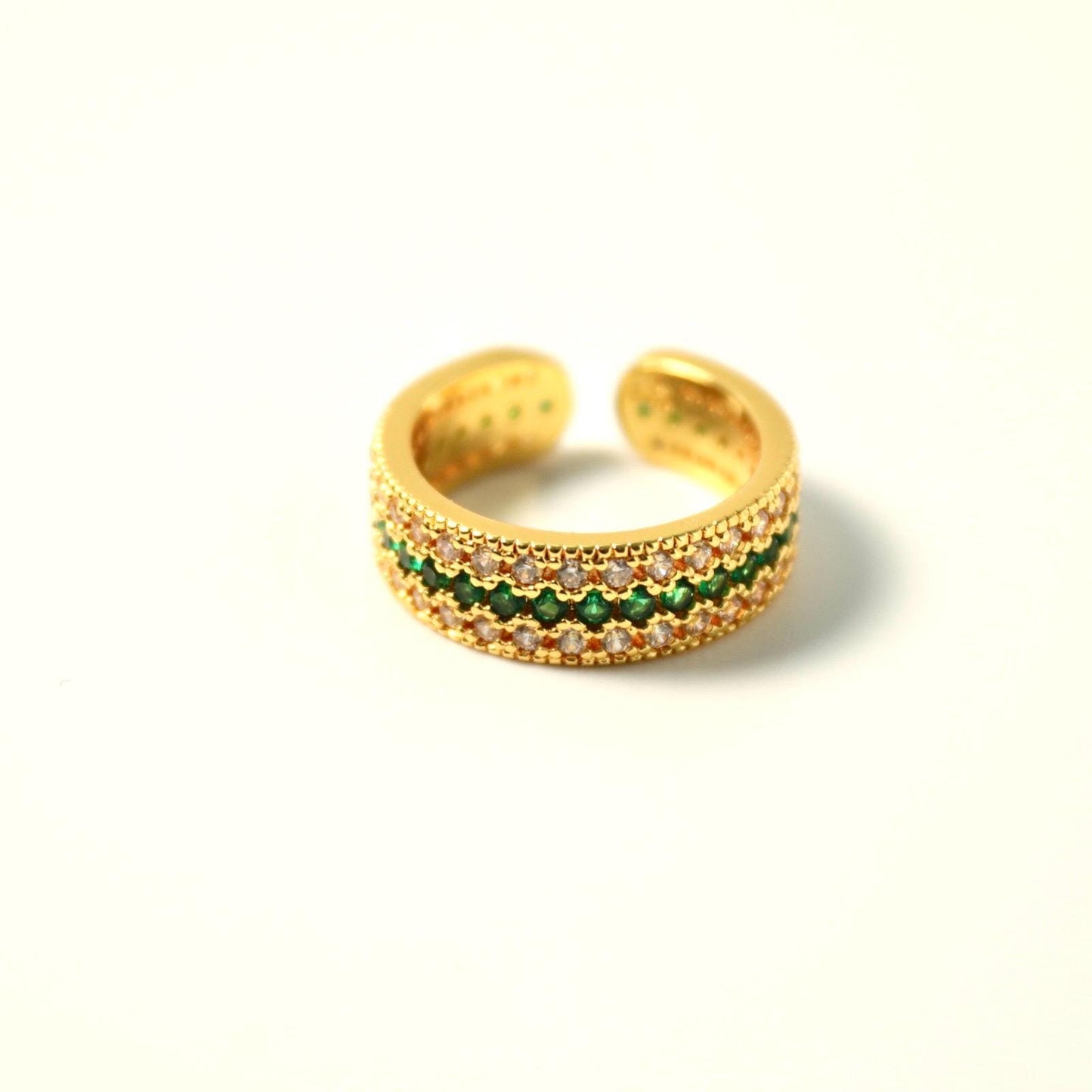 24K gold plated band ring