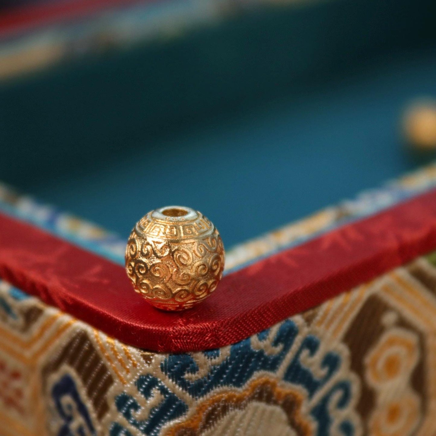 12mm 10mm 8mm Gold plated brass cloud beads / accent bead of bracelets