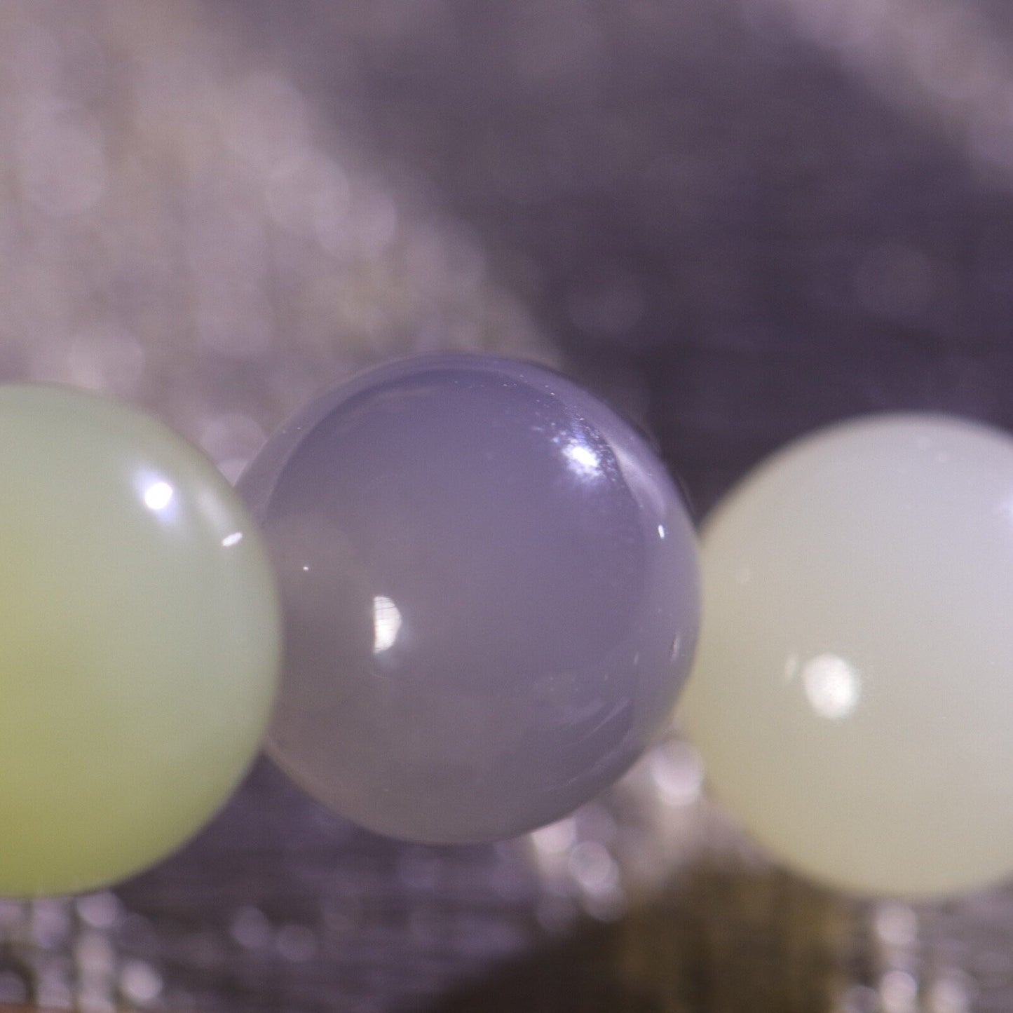 Premium pastel color multi color nephrite bracelet