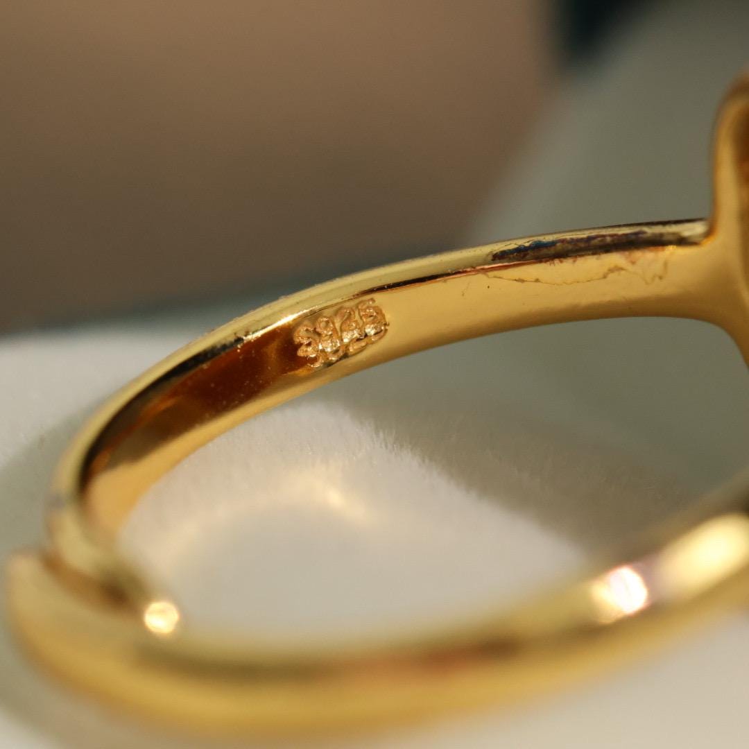 Handmade beewax cabochon adjustable silver ring 老蜜蜡活口银托戒指