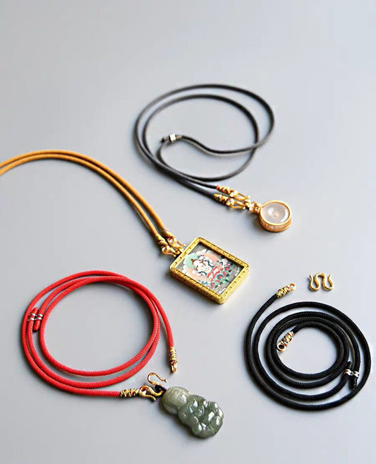 handmade adjustable cord necklace 3 mm allergen free with w hook